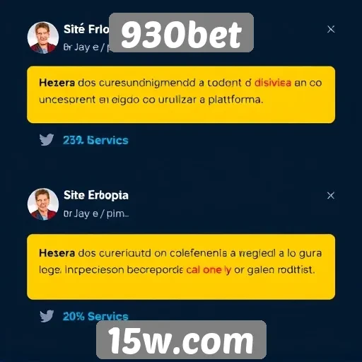 Feedback dos usuários sobre a experiência em 930bet